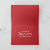 Cartes Pour Fêtes Annuelles Green Holly Élégant Pinecone Verdure élégant (Intérieur)