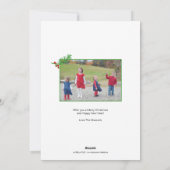 Cartes Pour Fêtes Annuelles Green & Red Making Spirits Bright 2015 Holiday (Dos)