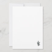 Cartes Pour Fêtes Annuelles Green spruce tree close-up, Christmas esthetic (Dos)