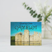 Cartes Pour Fêtes Annuelles Greetings from Camelot Postcards (Debout devant)