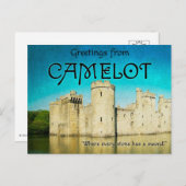 Cartes Pour Fêtes Annuelles Greetings from Camelot Postcards (Devant / Derrière)