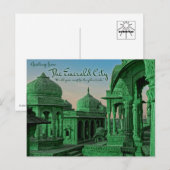 Cartes Pour Fêtes Annuelles Greetings from the Emerald City Postcards (Devant / Derrière)