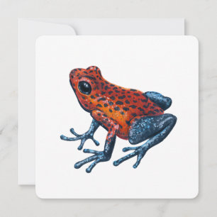 Cartes Pour Fêtes Annuelles Grenouille à tarte aux fraises