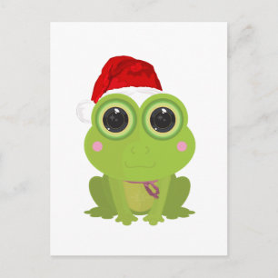 Cartes Pour Fêtes Annuelles Grenouille de Noël