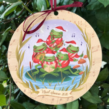 Grenouilles de musique de Noël