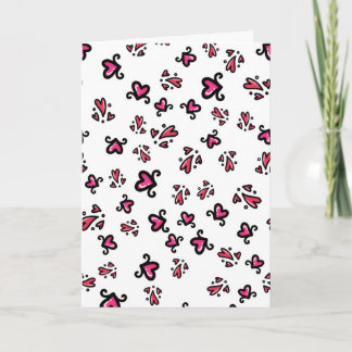 Cartes Pour Fêtes Annuelles Gribouillages esquissés de la Saint-Valentin amour