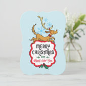 Cartes Pour Fêtes Annuelles Grille | Max - Bonne année (Debout devant)