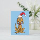 Cartes Pour Fêtes Annuelles Grinch classique | Max - Santa Hat (Debout devant)
