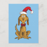 Cartes Pour Fêtes Annuelles Grinch classique | Max - Santa Hat<br><div class="desc">Les vacances ne seront pas complètes sans Grinch ! Comment Grinch STOLE CHRISTMAS est l'histoire classique d'une ville appelée Who-ville et comment l'esprit de Noël peut fondre même les coeurs les plus froids.</div>