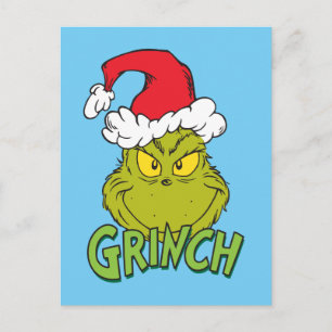 Cartes Pour Fêtes Annuelles Grinch Classique Méchant ou Gentil