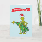 Cartes Pour Fêtes Annuelles Grinch classique | Naughty (Devant)