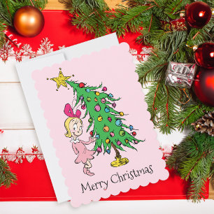Cartes Pour Fêtes Annuelles Grinch   J'ai été Cindy-Lou Qui Bon