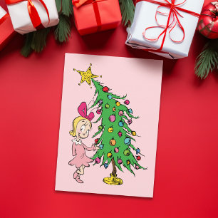 Cartes Pour Fêtes Annuelles Grinch   J'ai été la bonne Cindy-Lou Who