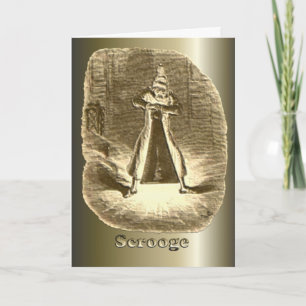 Cartes Pour Fêtes Annuelles Grippe-sou de Noël - un chant de Noël