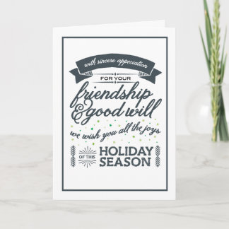 Cartes Pour Fêtes Annuelles Gris d'amitié