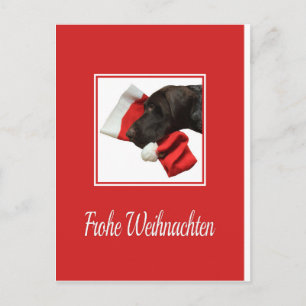 Cartes Pour Fêtes Annuelles Grizzly glacé Noël Frohe Weihnachten