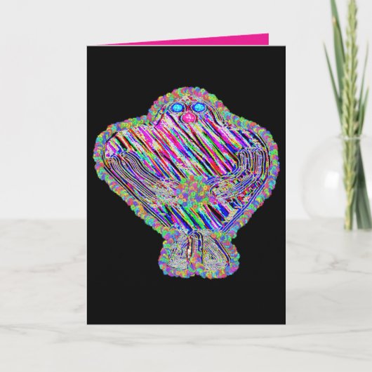 Cartes Pour Fêtes Annuelles Grogger le Golem (Devant)