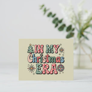 Cartes Pour Fêtes Annuelles Groovy Dans Mon Ère De Noël Drôle Enseignant