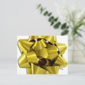 Cartes Pour Fêtes Annuelles Gros arc de Noël en or (Debout devant)