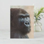 Cartes Pour Fêtes Annuelles Gros plan de Gorilla Lope (Debout devant)