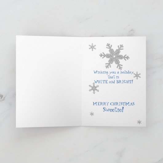 Cartes Pour Fêtes Annuelles Gros plan Snowman - Noël -Petite-fille (Intérieur)