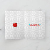 Cartes Pour Fêtes Annuelles Grosse Balle Rouge (Intérieur)