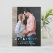 Cartes Pour Fêtes Annuelles Grossesse en photo verticale (Debout devant)