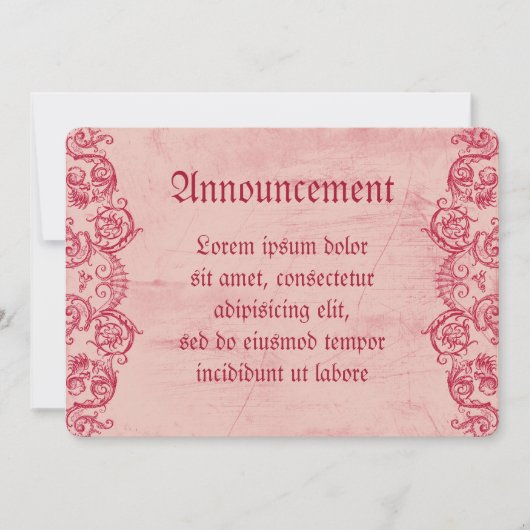 Cartes Pour Fêtes Annuelles Grotesquerie Valentine (Devant)