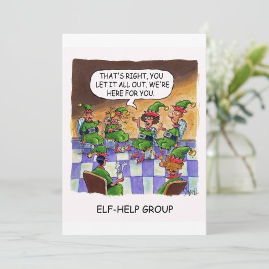 CARTES POUR FÊTES ANNUELLES GROUPE D'AIDE ELF (Debout devant)