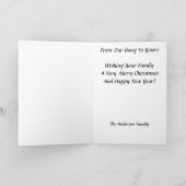 Cartes Pour Fêtes Annuelles Groupe Vieux Noël Caroleurs Musiciens Neige (Intérieur)