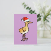 Cartes Pour Fêtes Annuelles Grue bébé Père Noël (Debout devant)