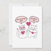 Cartes Pour Fêtes Annuelles Grumpy Funny Sarcastic Chat Valentines Jour (Devant)
