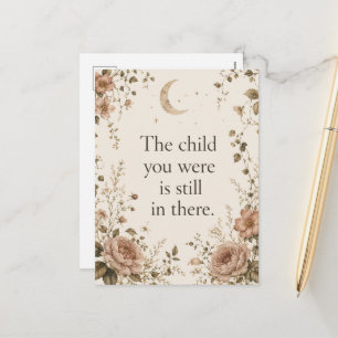 Cartes Pour Fêtes Annuelles Guérison de l'enfant intérieur Impression de citat
