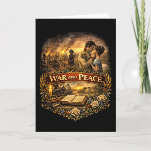 Cartes Pour Fêtes Annuelles Guerre et Paix