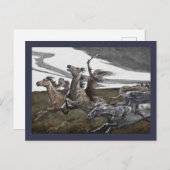 Cartes Pour Fêtes Annuelles Guerrières les Dises (Devant / Derrière)