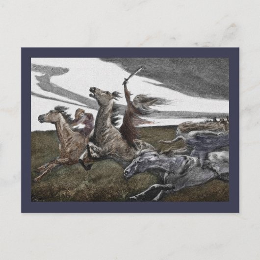 Cartes Pour Fêtes Annuelles Guerrières les Dises (Devant)