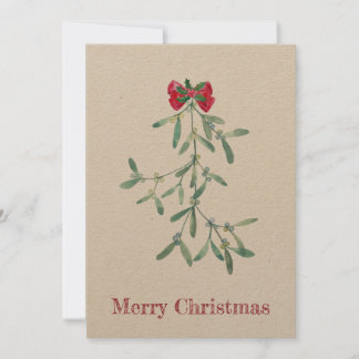 Cartes Pour Fêtes Annuelles Gui