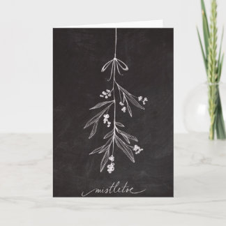 Cartes Pour Fêtes Annuelles Gui de vacances de tableau - Noël
