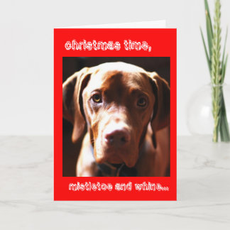 Cartes Pour Fêtes Annuelles Gui et gémissement