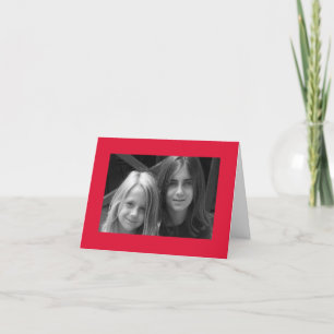 Cartes Pour Fêtes Annuelles Gui joyeux avec un nœud rouge