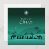 Cartes Pour Fêtes Annuelles Guidé par la Lumière (Devant / Derrière)