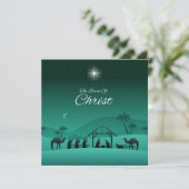 Cartes Pour Fêtes Annuelles Guidé par la Lumière (Debout devant)