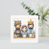 Cartes Pour Fêtes Annuelles Guided by a Star (Debout devant)