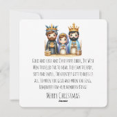 Cartes Pour Fêtes Annuelles Guided by a Star (Dos)