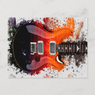 Cartes Pour Fêtes Annuelles Guitare Al Di Meola   Musique pop   Music Lover 