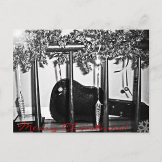 Cartes Pour Fêtes Annuelles Guitare de Noël