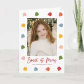 Cartes Pour Fêtes Annuelles Gumdrops doux et merry Photo (Devant)