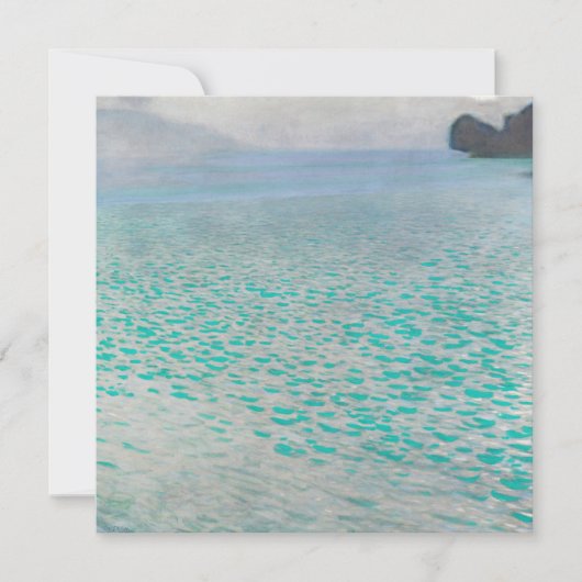 Cartes Pour Fêtes Annuelles Gustav Klimt - Attersee (Devant)