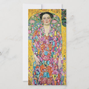 Cartes Pour Fêtes Annuelles Gustav Klimt - Portrait D'Eugenia Primavesi