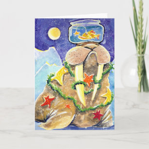 Cartes Pour Fêtes Annuelles Habillé morse